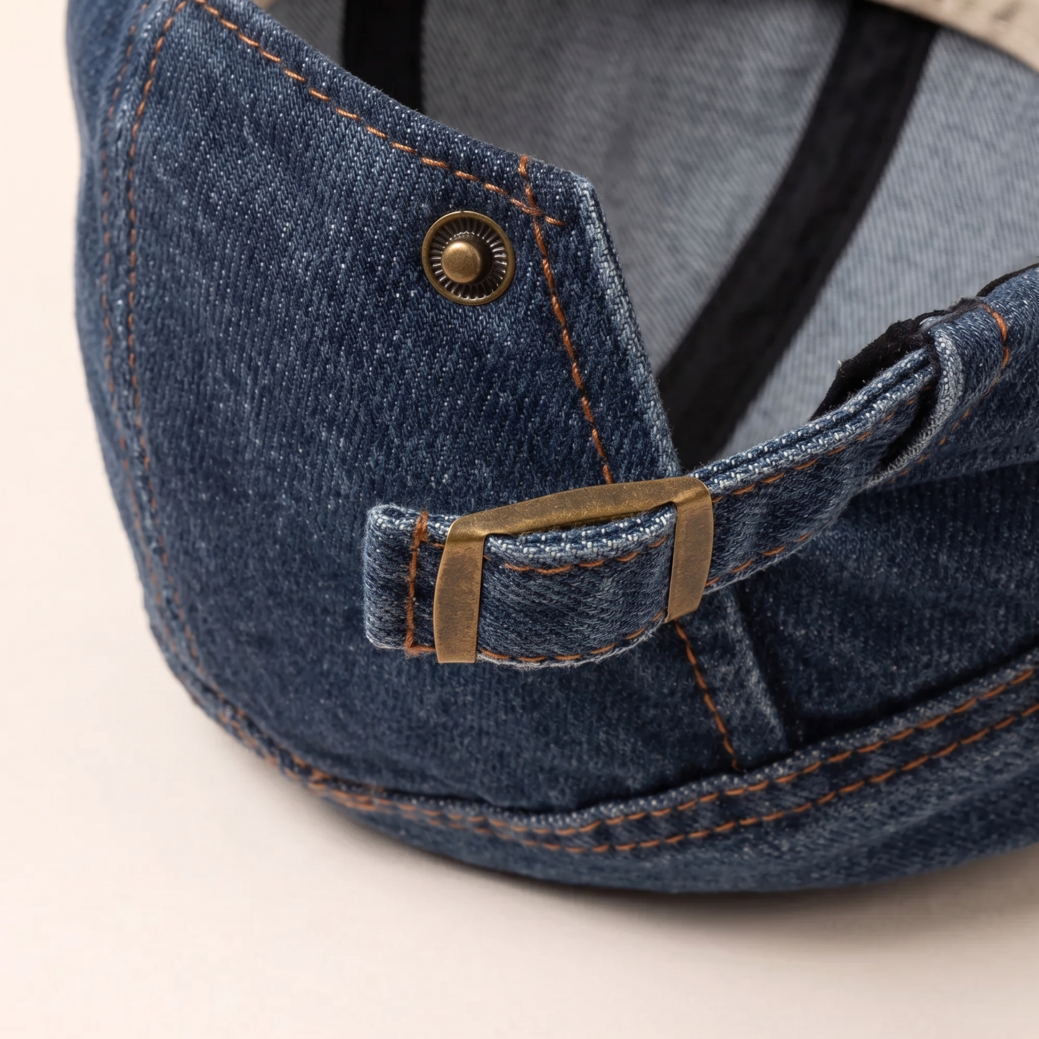 Denim Stitch Cap