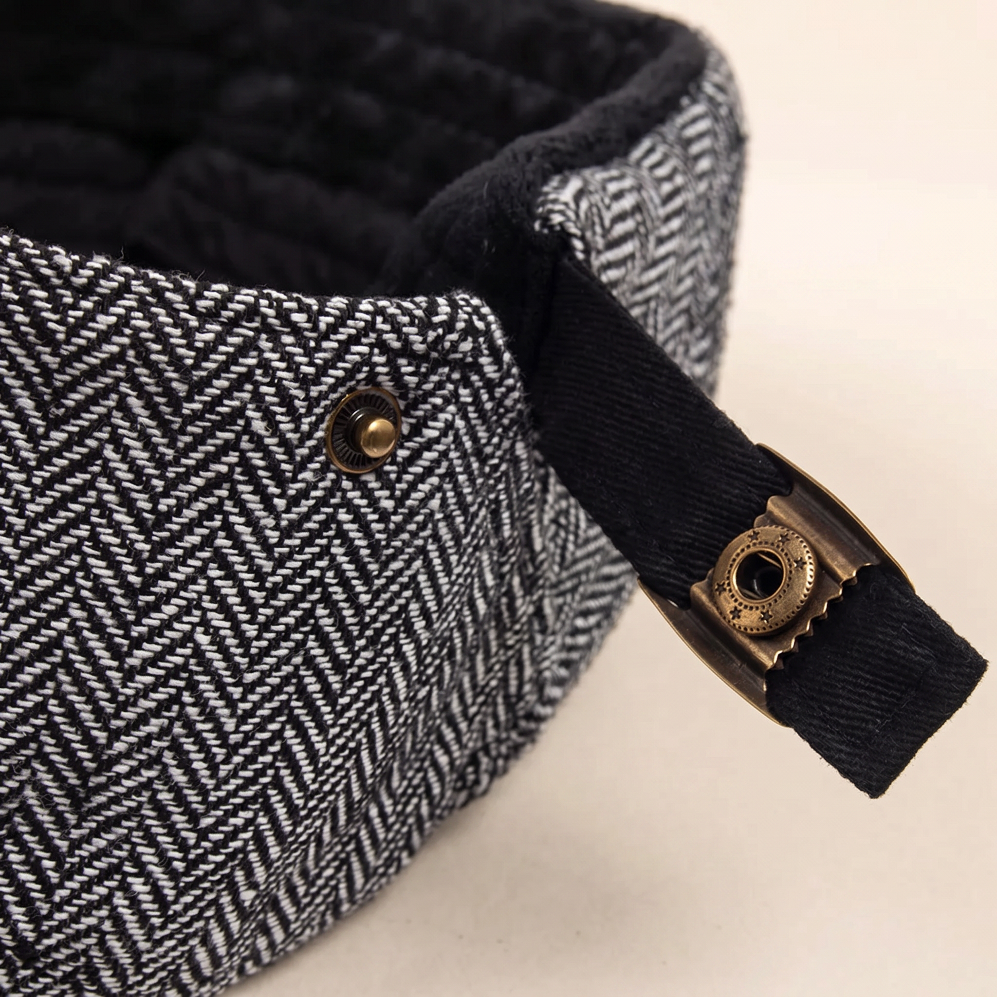 Herringbone Wool Driver Cap