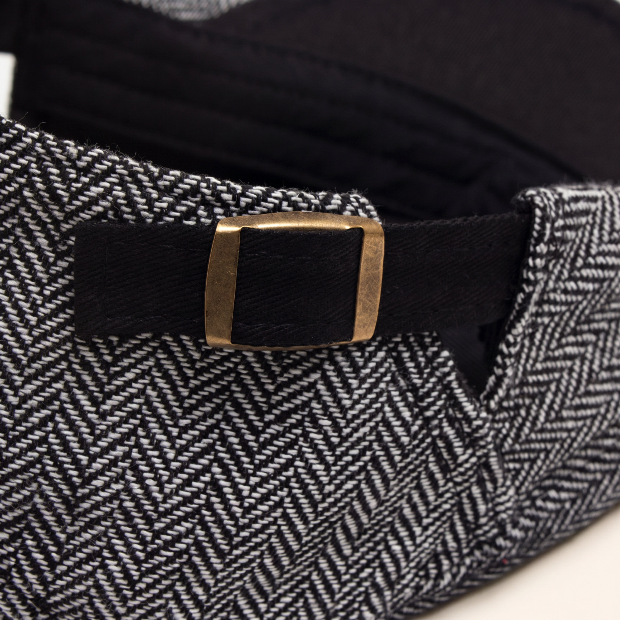 Herringbone Wool Driver Cap
