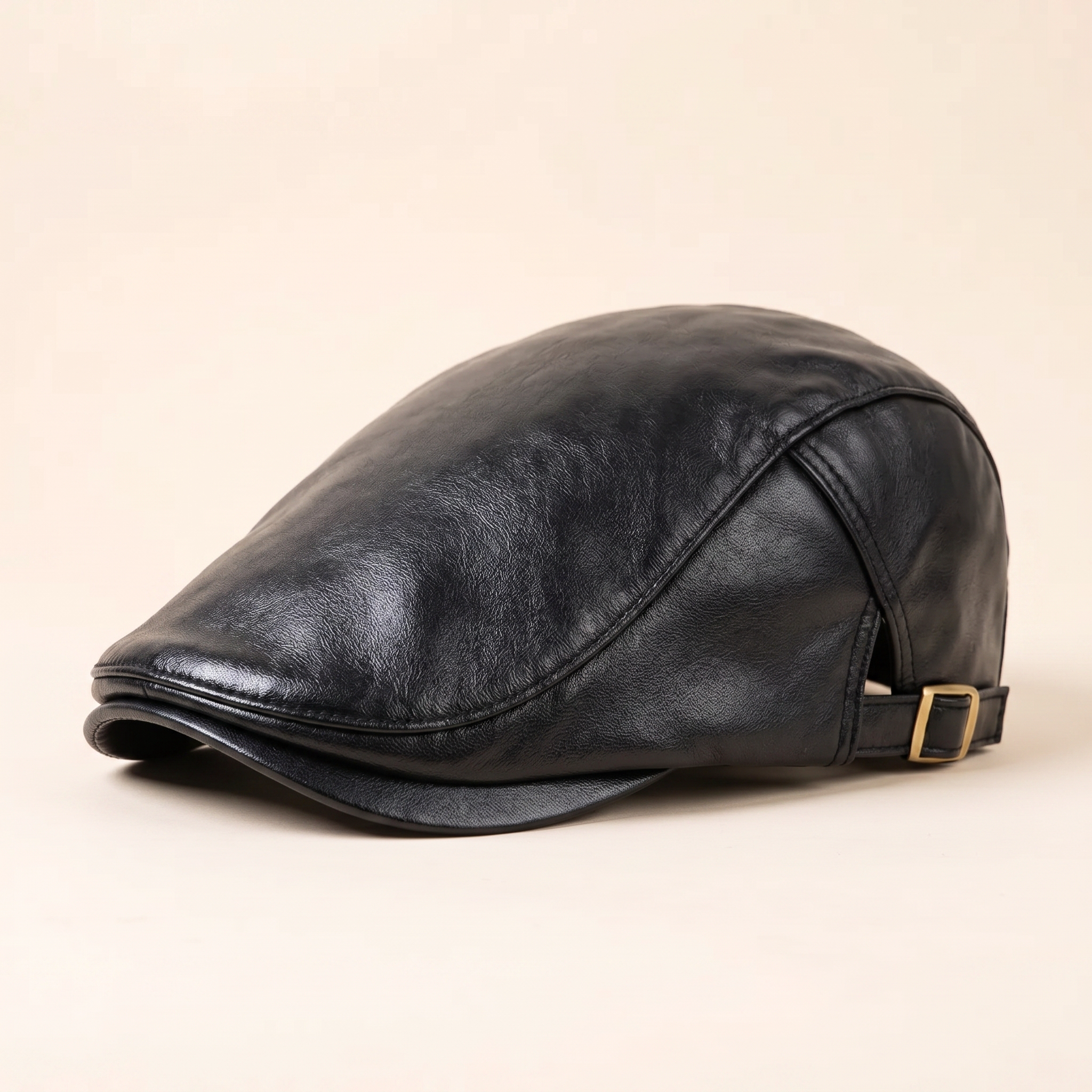 Leather Driver Cap