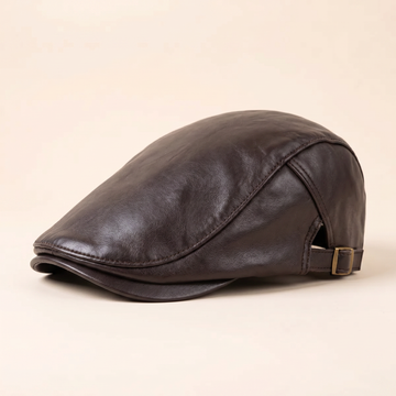Leather Driver Cap