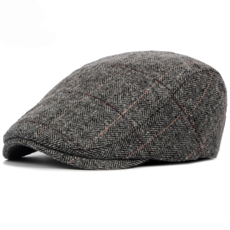 Pinstripe Herringbone Cap