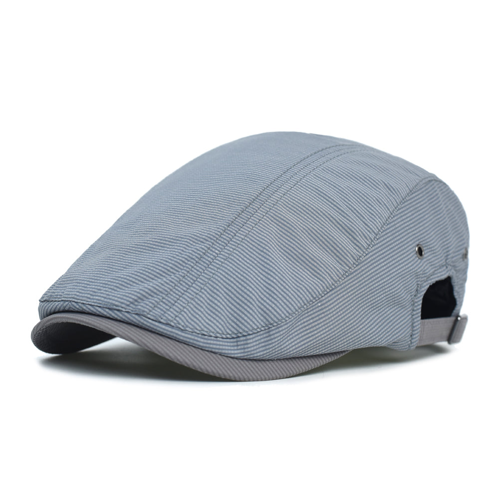 Pinstripe Cotton Cap