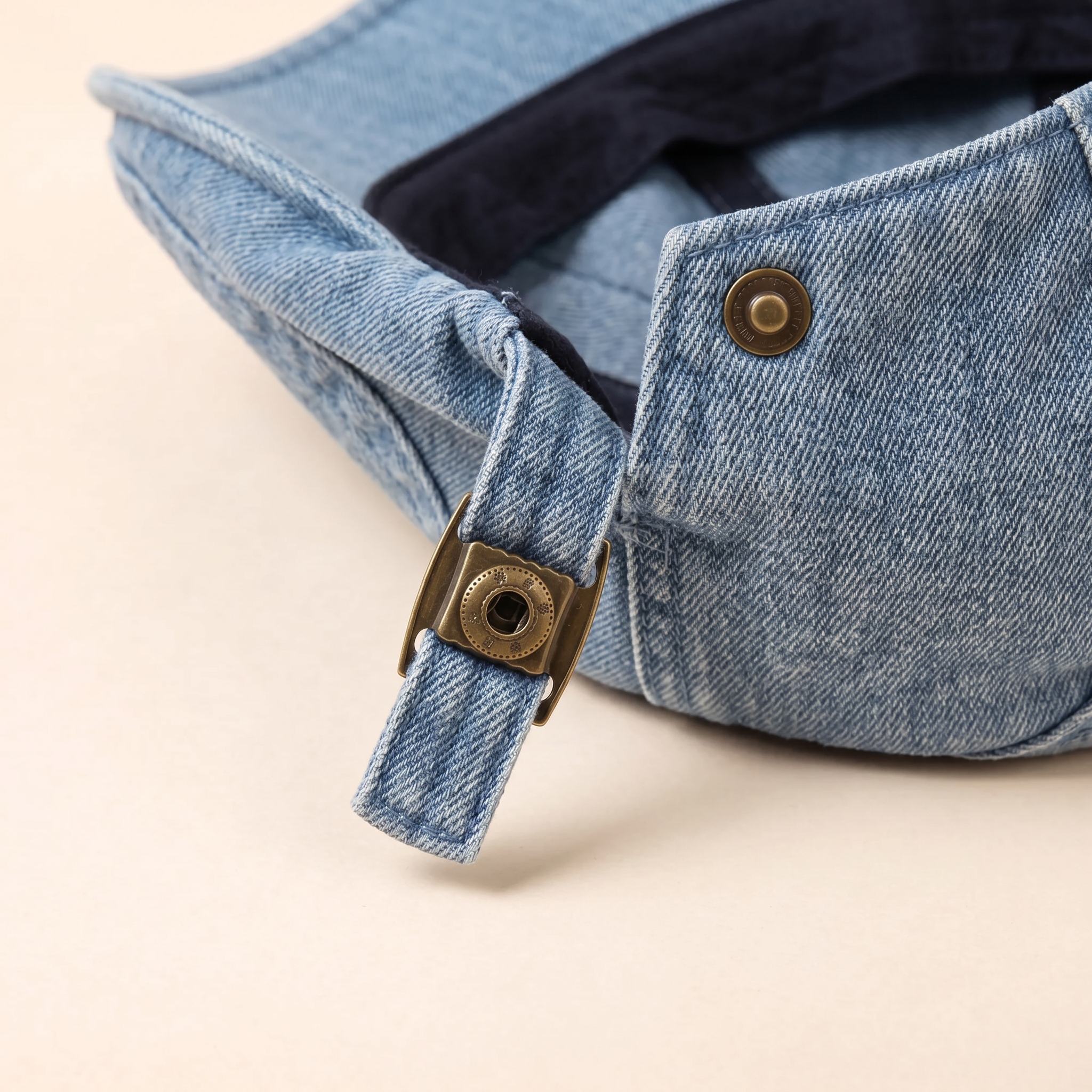 Stonewash Denim Cap